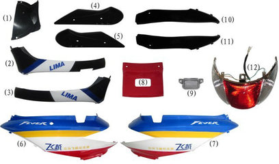 立馬電動車燈具、塑件及配件全面解析